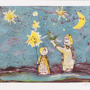 La petite fille et le fauconnier du bonheur